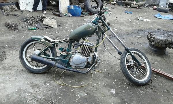 Moto adly modificada a chopper -04