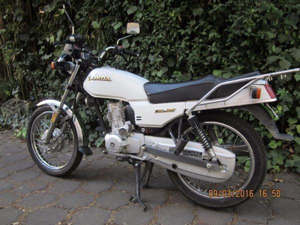 Motocicleta HONDA CGL125 TOOL blanc casinueva -13
