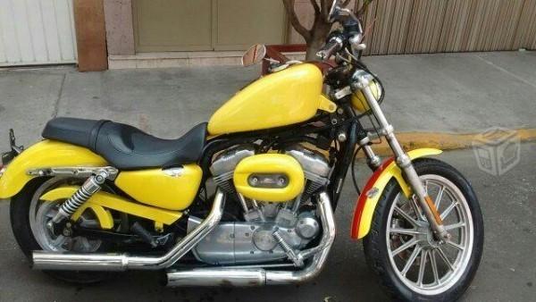 Harley sportster candy yellow low -06