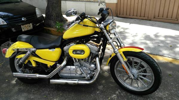 Harley davidson sportster yellow candy -06