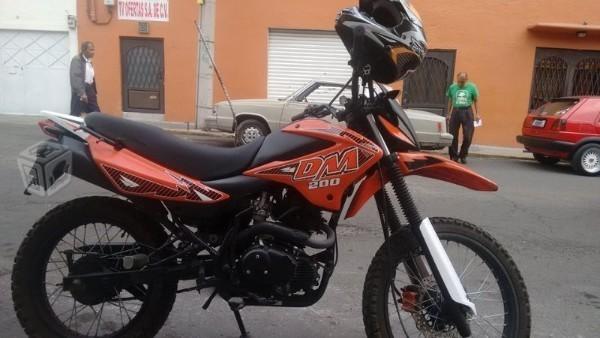 Motocicleta italika Dm 200cc anaranjada -15