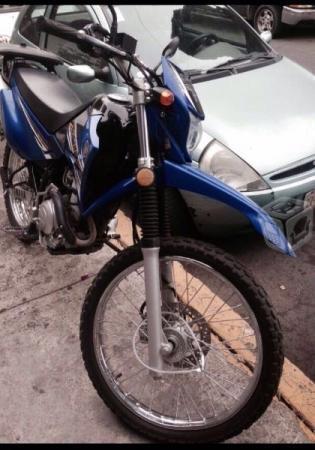 Moto Yamaha Azul -14