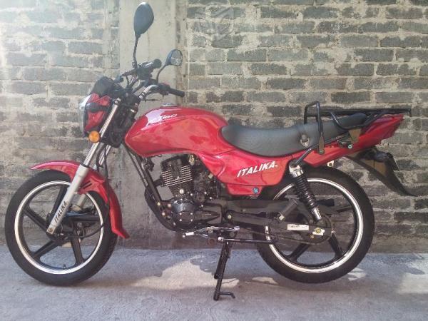 Motocicleta italika ft 150( c.c ) color rojo/negro -14