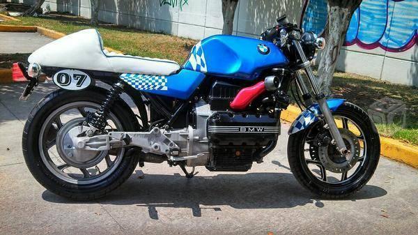Bonita motocicleta BMW café racer k100 -85