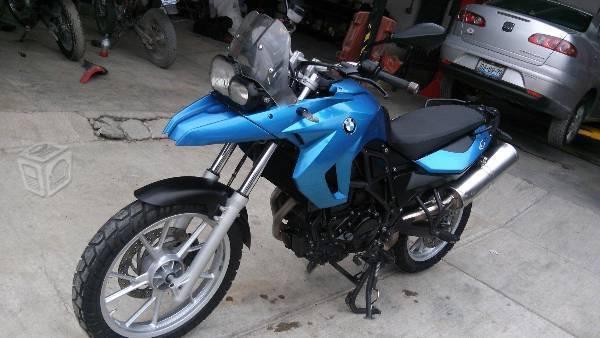 Moto bmw azul -09