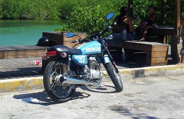 excelente y preciosa cafe racer 125 -13