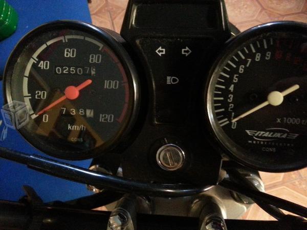 Moto Italika ft110 azul poco kilometraje -13