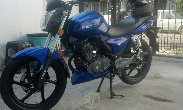 Motocicleta rks-150 color azul -15