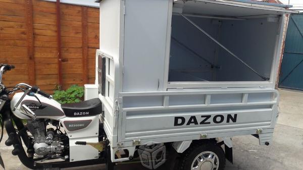 Motocarro Dazon nuevo. Color blanco -15