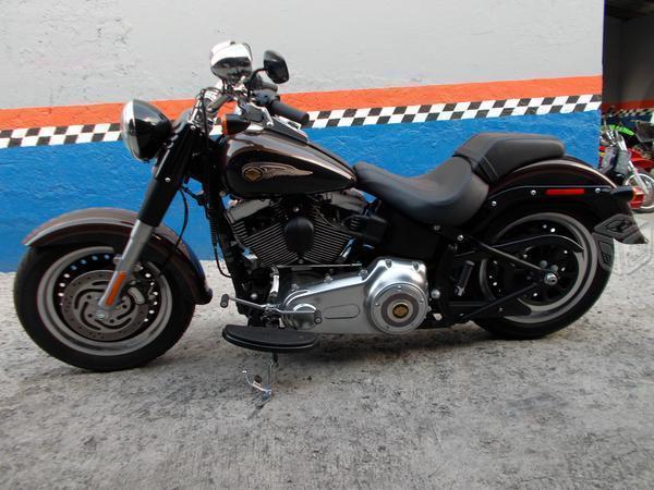 Harley davidson fat boy low 110 aniversario -13