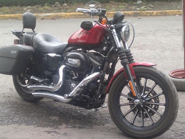 Impecable equipada harley sportster 883 a tratar -12