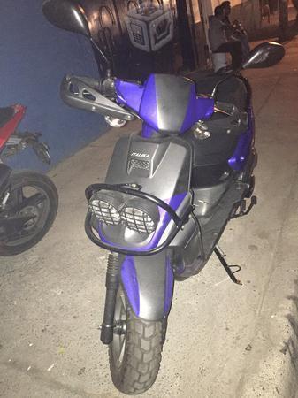 Azul con negro motocicleta -16