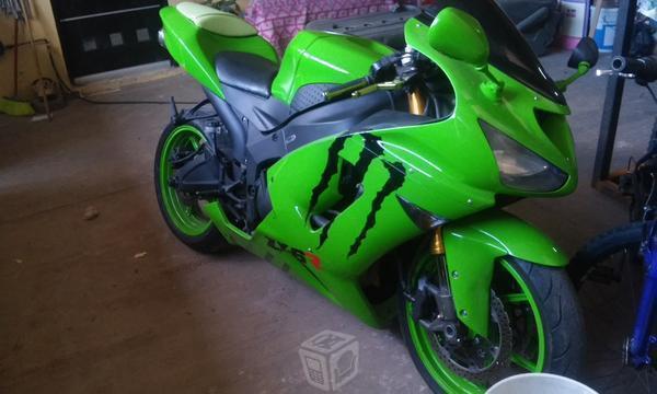 Kawasaki zx6r verde Perico -05