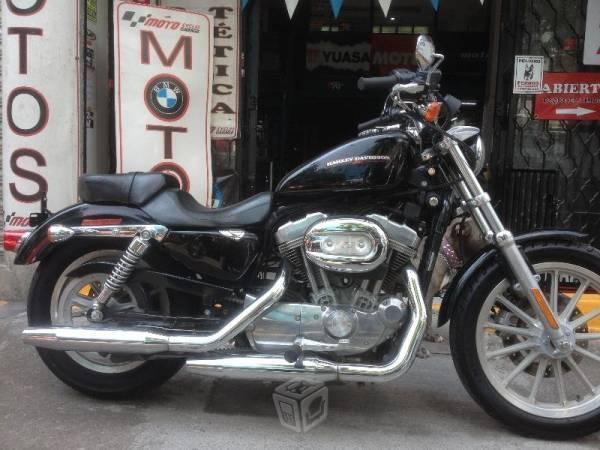Harley sportster 883 low nueva 12000 millas negra -05