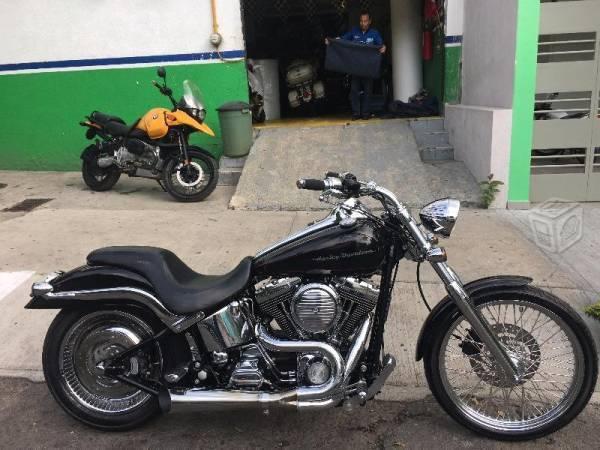 Harley davidson softail deuce 1450 titulo limpio c -00