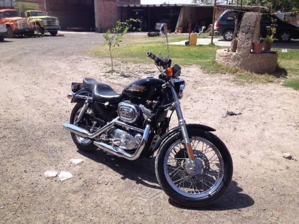 harley sportster 883 black como nueva -00