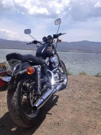 harley sportster 883 black como nueva -00