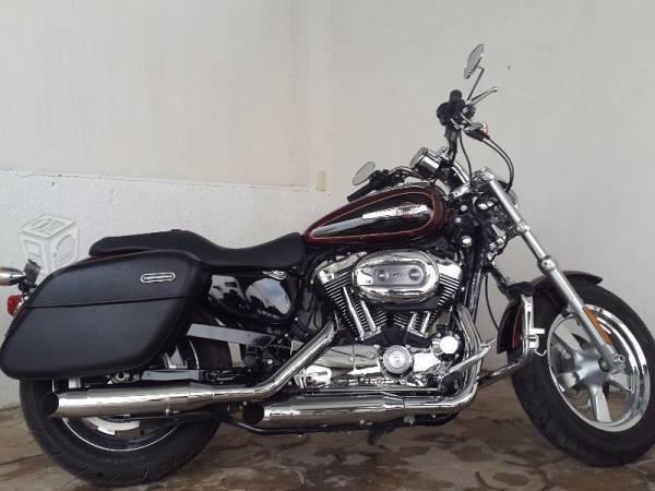 Harley-Custom 1200- Como nueva, equipada -15