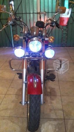 Moto chopper con alarma