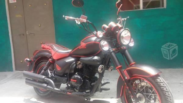 Nueva chopper impecable urge por espacio -15