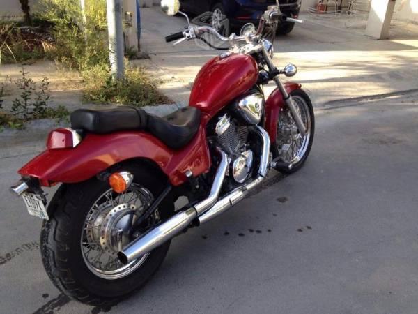 Motocicleta roja -97