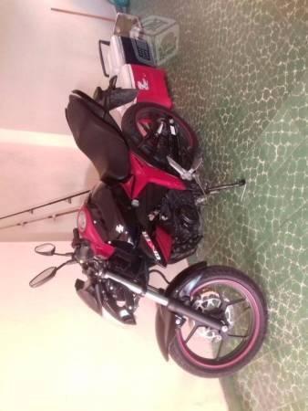 Moto Suzuki 155cc Negra Roja -16